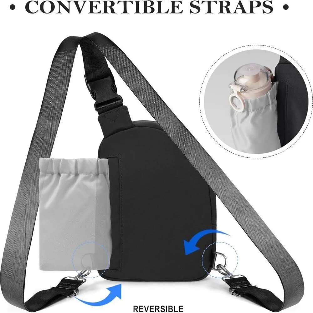 Anti Theft Crossbody Bag for Women Men Waterproof RFID Security Travel